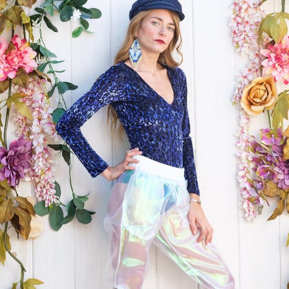 Iridescent Sheer Joggers - Warrior Within Designs - Picture 3 of 6